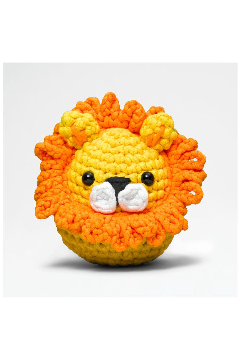 Lion Crochet Kit, Alternate, color, YELLOW
