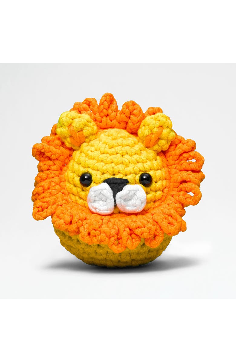 THE WOOBLES Lion Crochet Kit, Alternate, color, Yellow