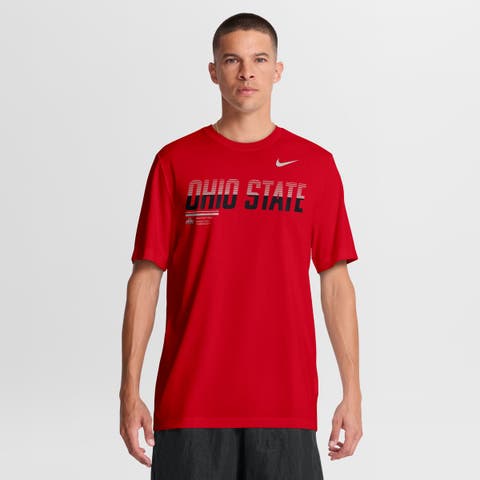 Men's Nike Scarlet Ohio State Buckeyes Sideline Legend Dri-FIT T-Shirt