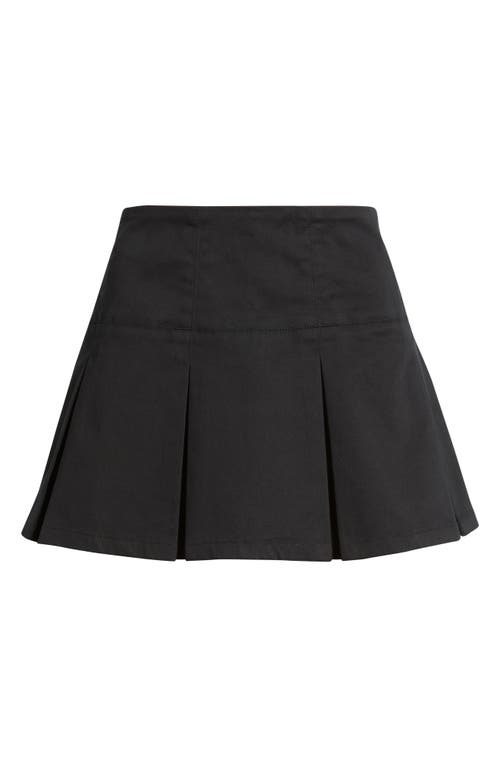 Bp. Preppy Pleated Miniskort In Black