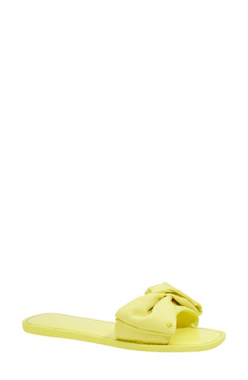Kate Spade New York Bikini Slide Sandal In Yellow
