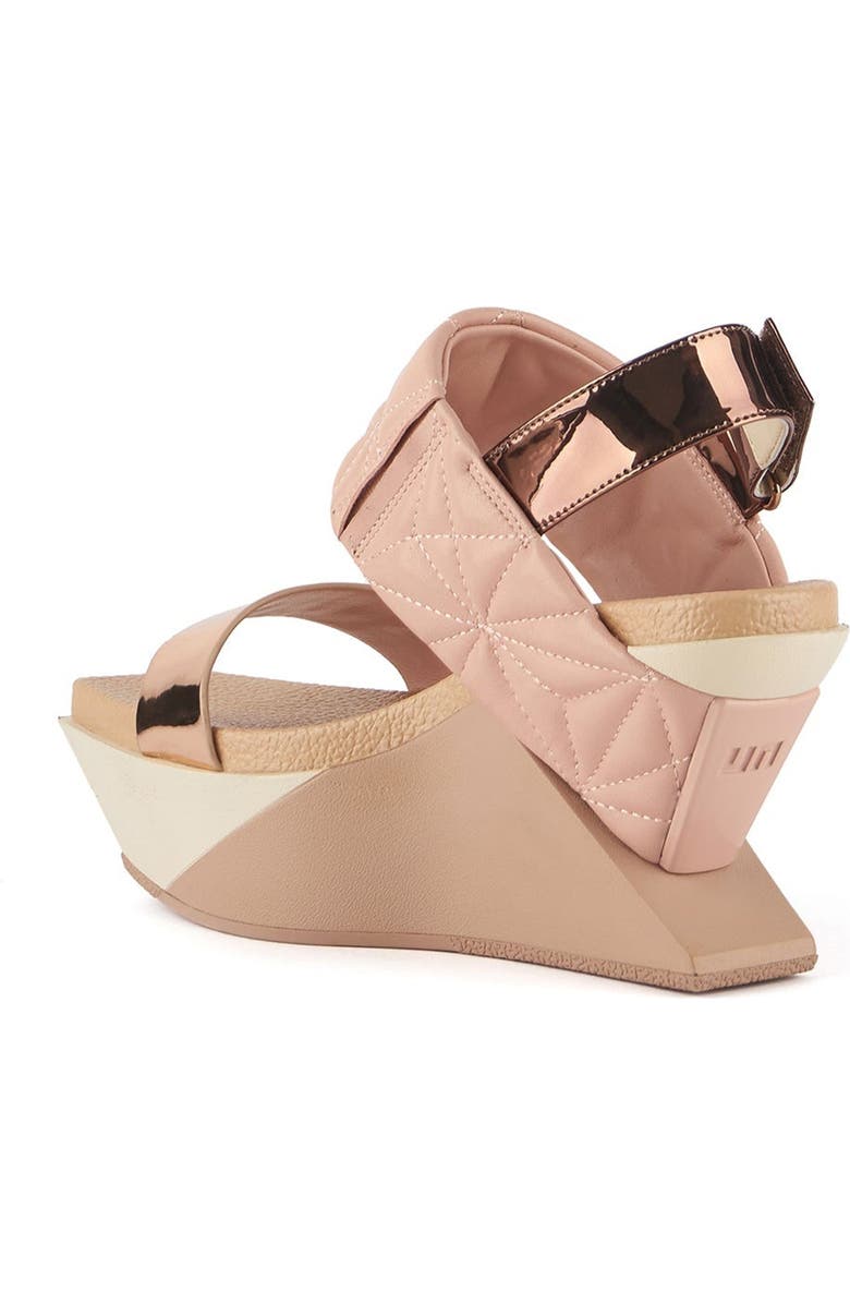 United Nude Delta Wedge Puffy, Alternate, color, Cameo Mix