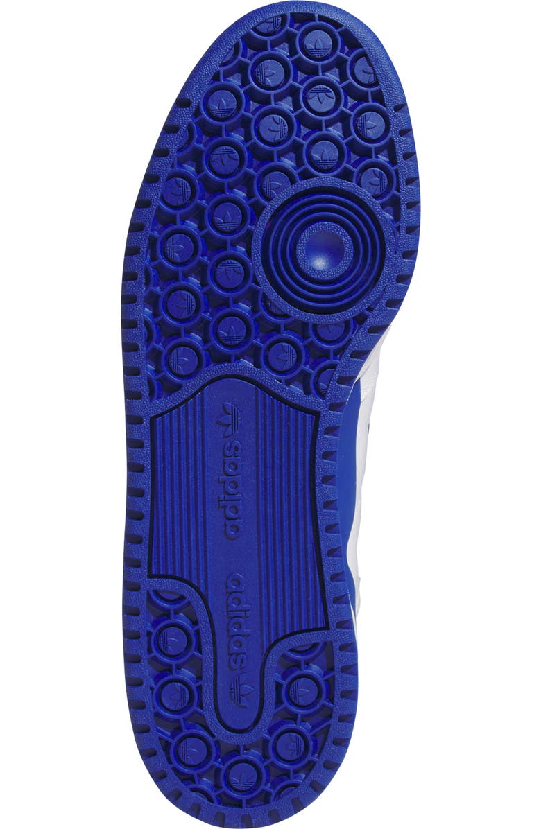 adidas Forum Mid Sneaker, Alternate, color, White/ Team Royal Blue/ White