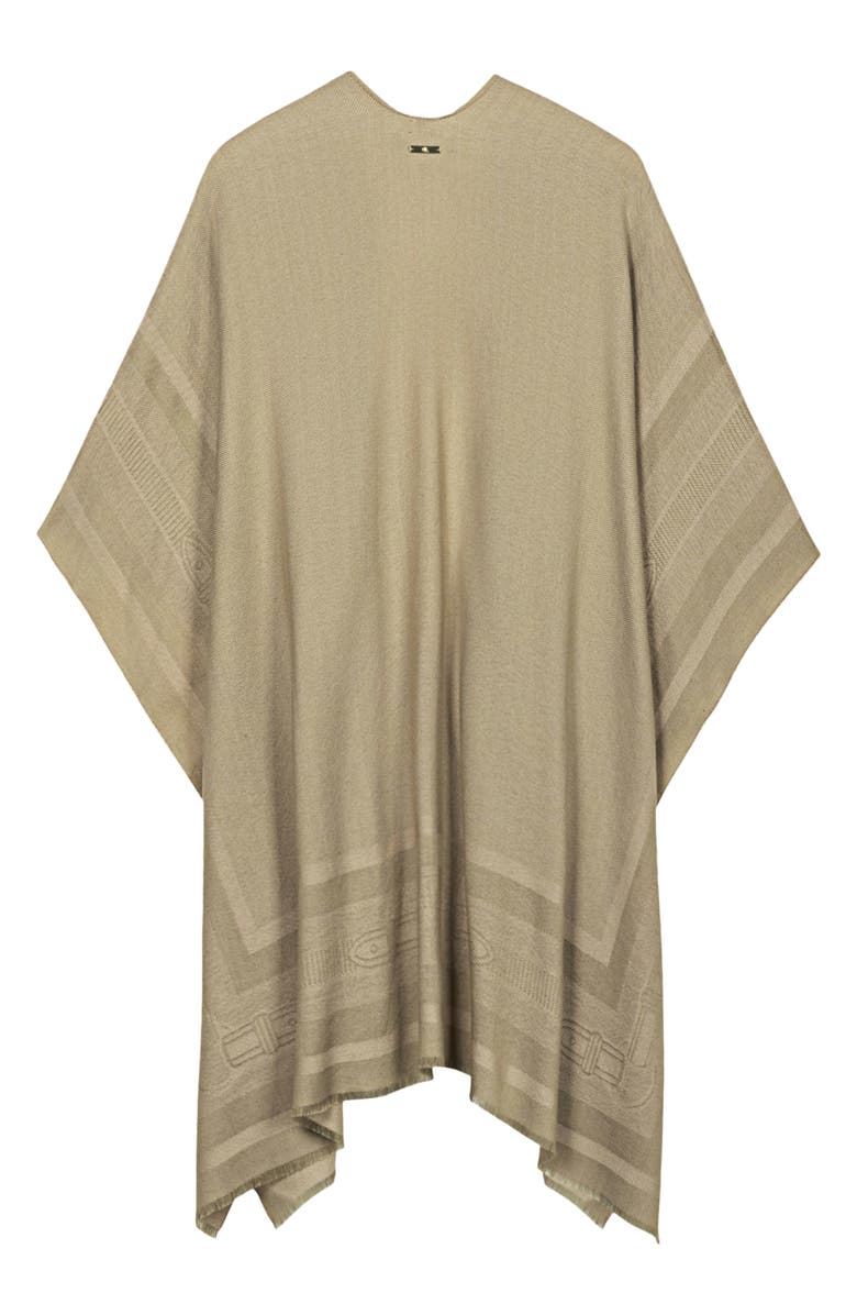 Lauren Ralph Lauren Fringe Trim Ruana, Main, color, 