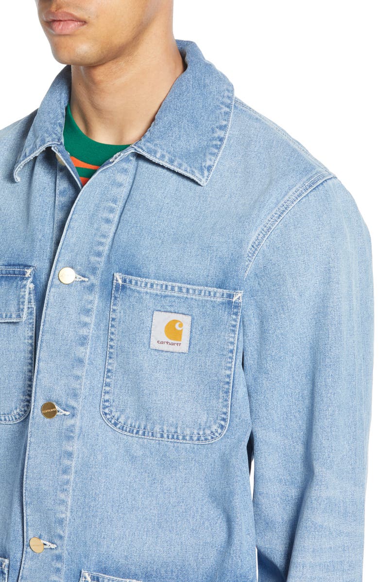 Carhartt Work In Progress Michigan Norco Denim Chore Jacket, Alternate, color, 