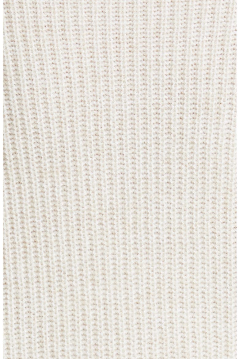Emma Colorblock Mock Neck Cashmere Sweater, Alternate, color, CAMEL