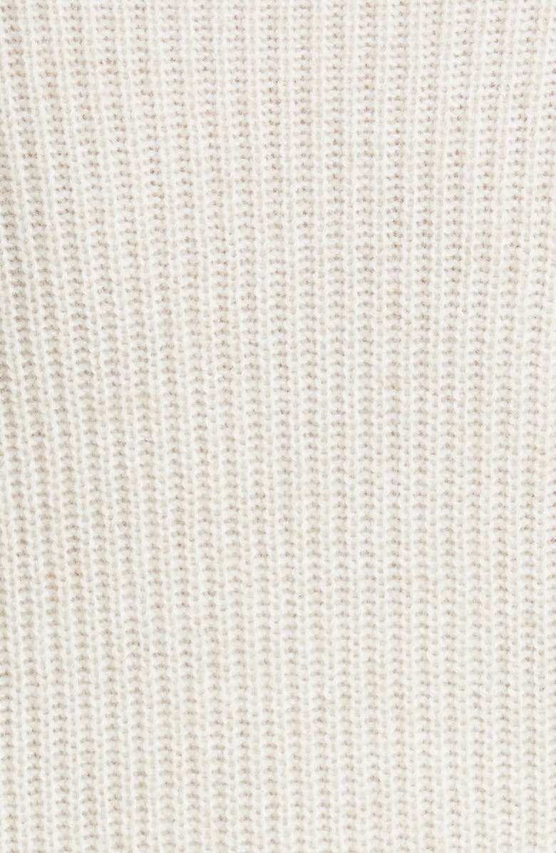 Club Monaco Emma Colorblock Mock Neck Cashmere Sweater, Alternate, color,