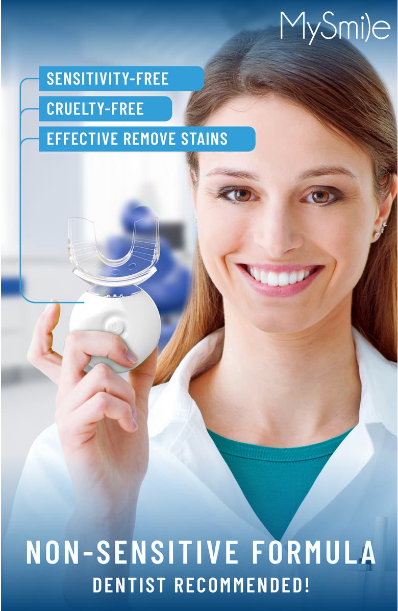 MySmile 5X Original Accelerated Teeth Whitening LED Light, Alternate, color, Blue