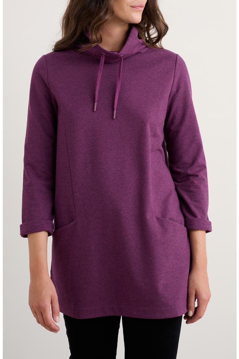 Formative Floral Tunic, Main, color, MELANGE AMETHYST