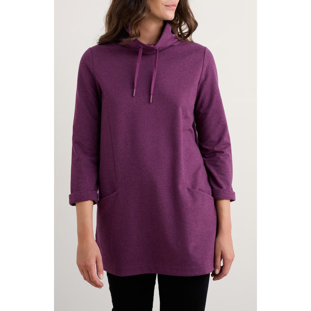 Seasalt Cornwall Formative Floral Tunic In Purple