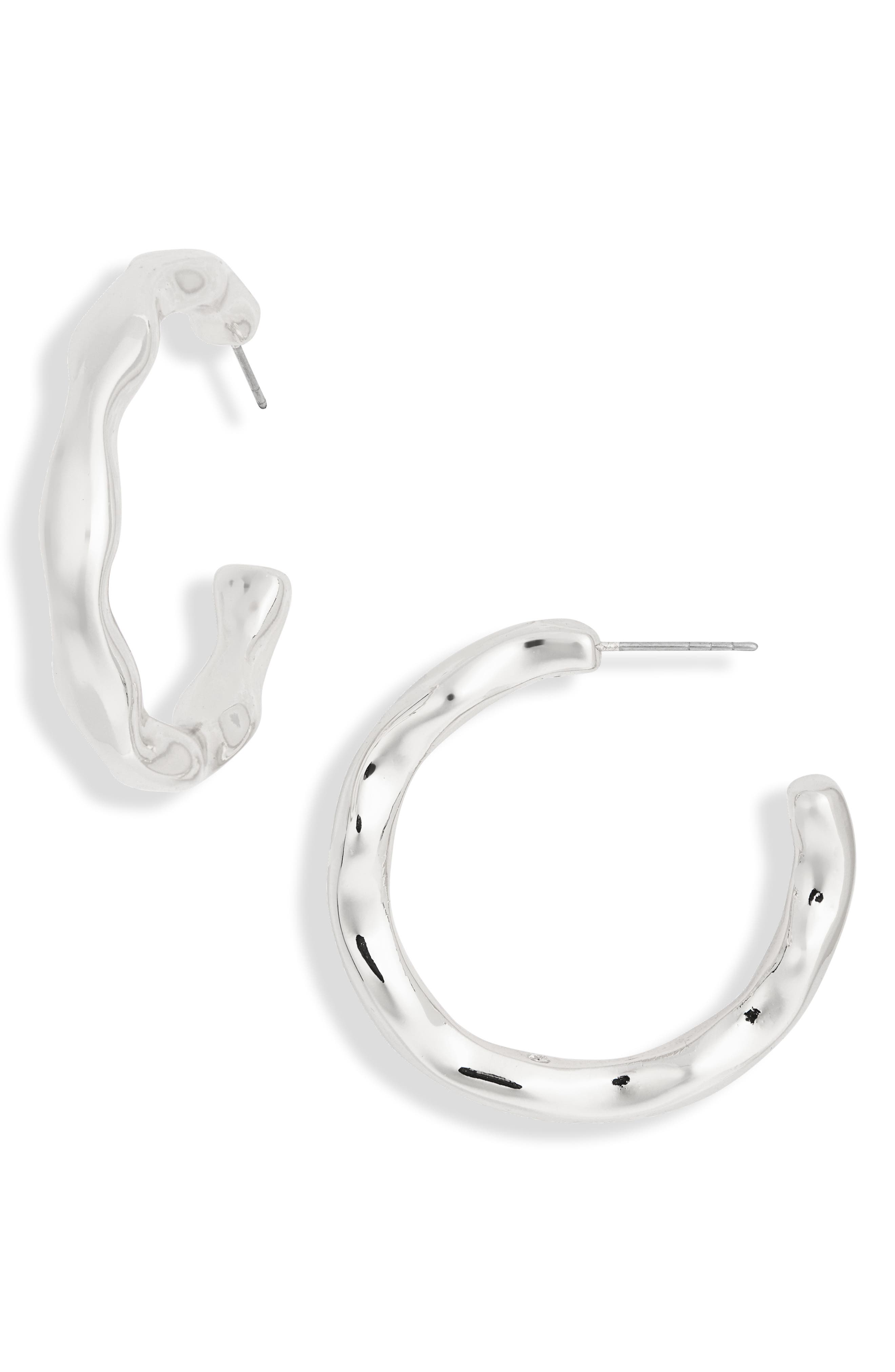 NORDSTROM RACK Organic Hoop Earrings