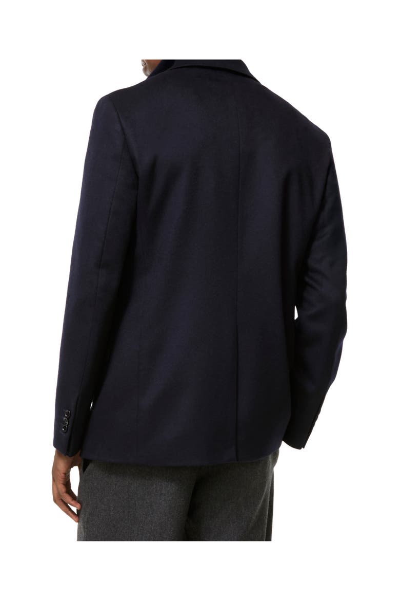 Detachable Bib Cashmere Tailored Jacket, Alternate, color, Navy