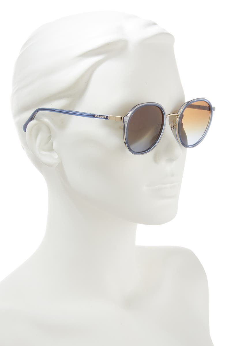 COACH 0HC7154 52mm Oval Sunglasses, Alternate, color, 
