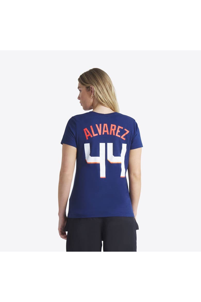 Women's Nike Yordan Alvarez Navy Houston Astros 2025 City Connect Fuse Name & Number T-Shirt, Alternate, color, Navy
