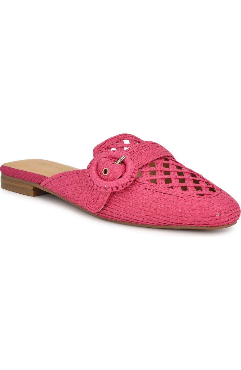 Nine West Caspe Woven Mule, Main, color, Medium Pink