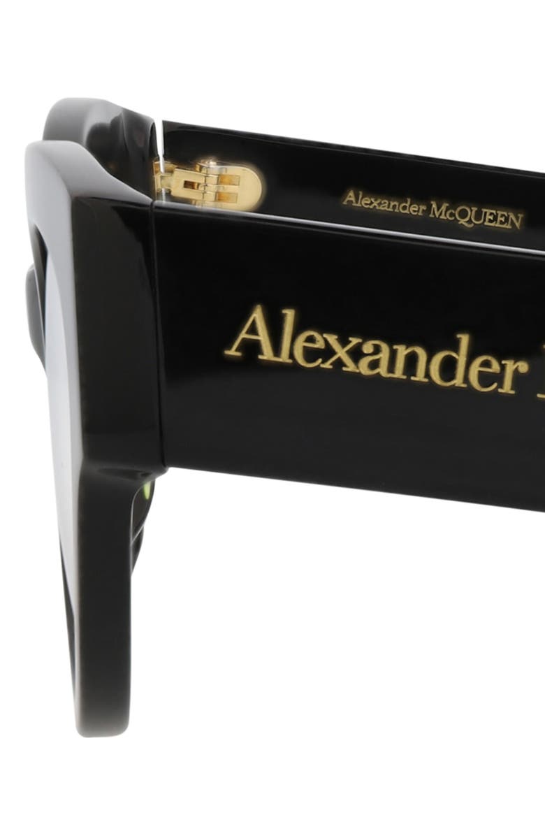 MCQ Optical Glasses, Alternate, color, Black Black Transparent