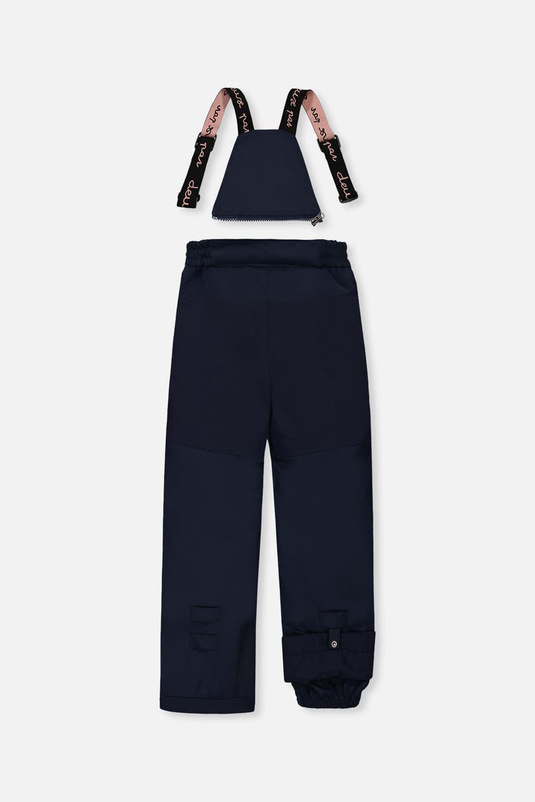 Play Flower Faux Fur Hood Jacket & Pants Two Piece Snowsuit, Alternate, color, Watercolor Flower Print