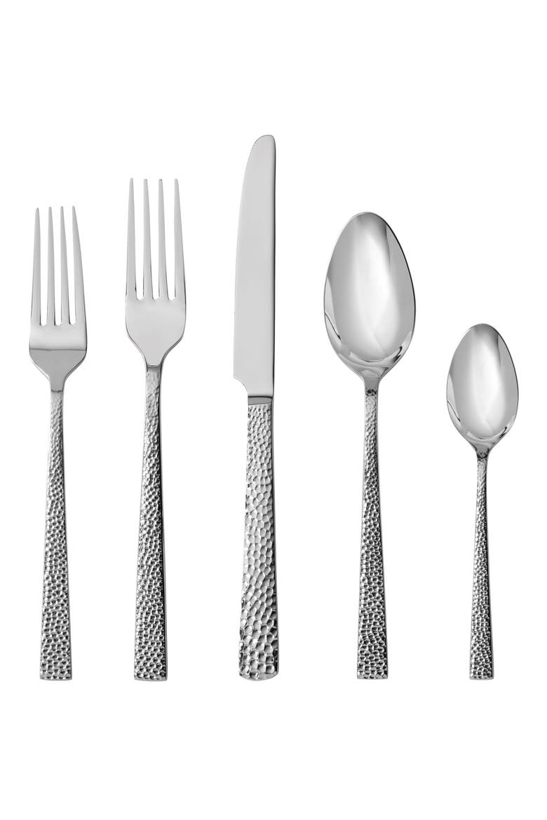 Nomad 20-Piece Place Setting, Main, color, SILVER