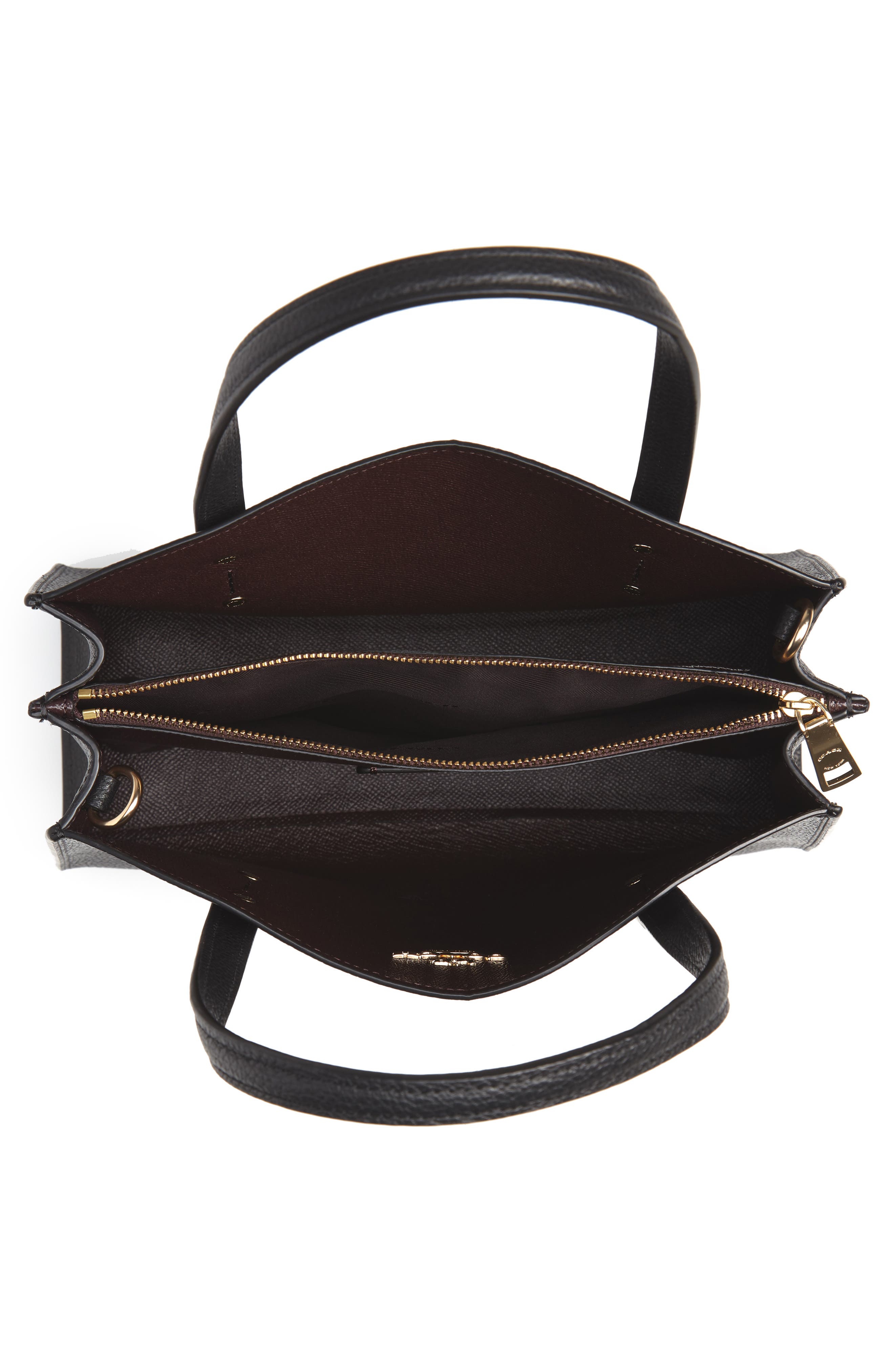 COACH Charlie Leather Tote, Alternate, color, 