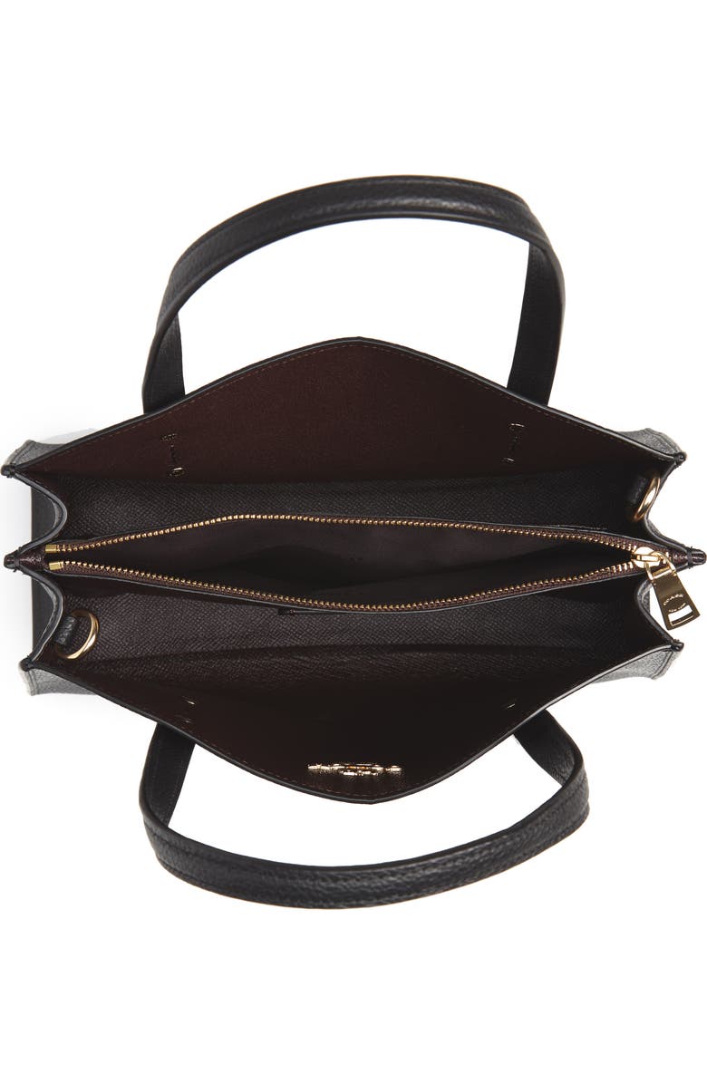 COACH Charlie Leather Tote, Alternate, color,