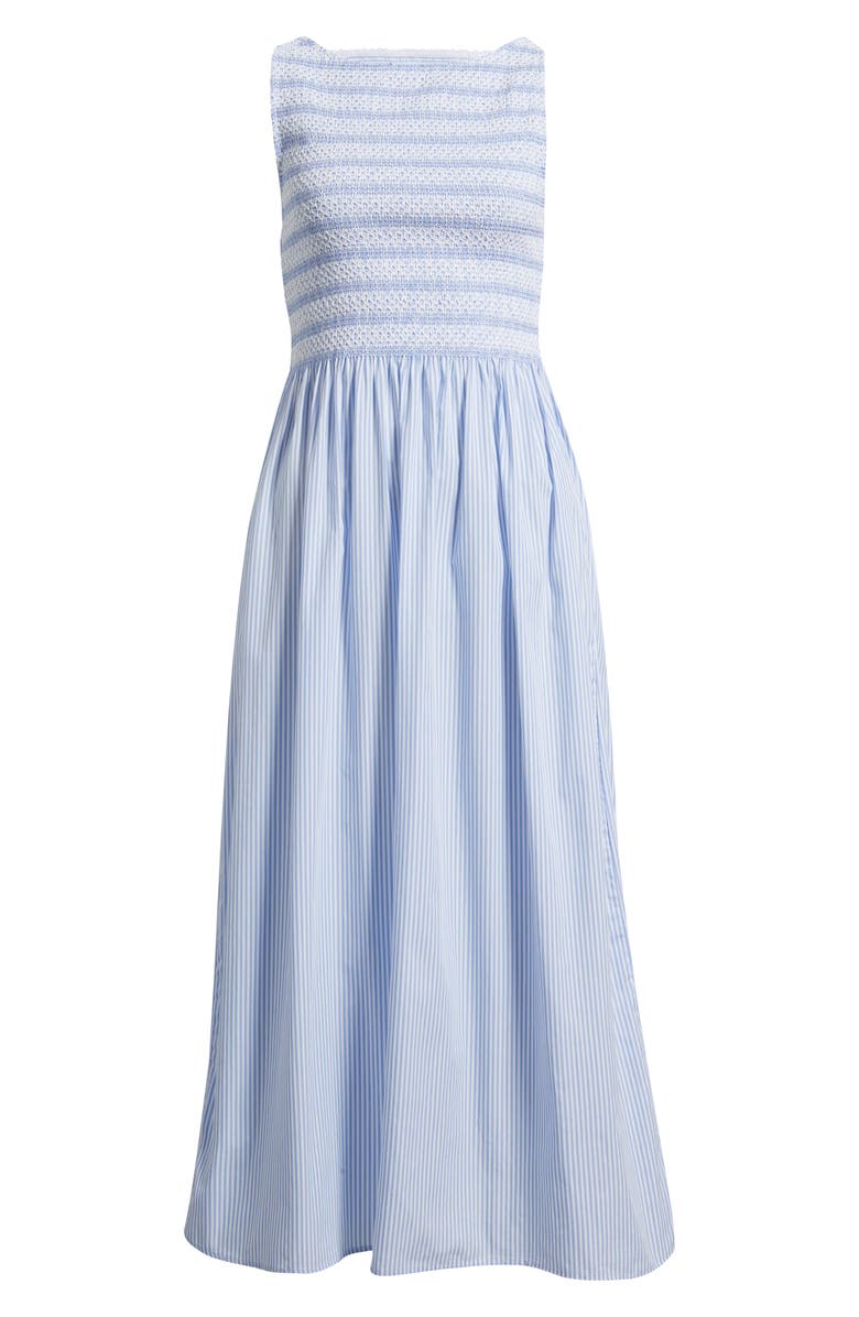 Hill House Home The Cosima Nap<sup>®</sup> Midi Dress, Alternate, color, Blue/White Stripe