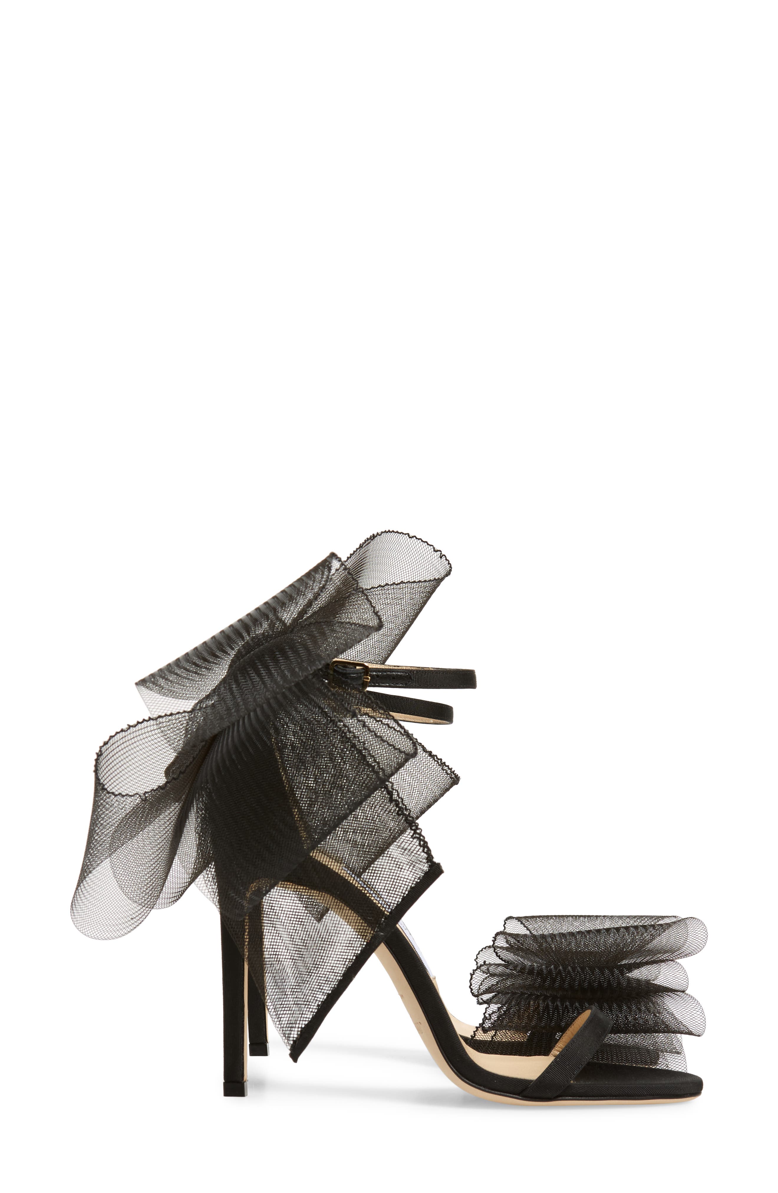 Jimmy Choo Aveline Bow Ankle Strap Sandal, Alternate, color, 