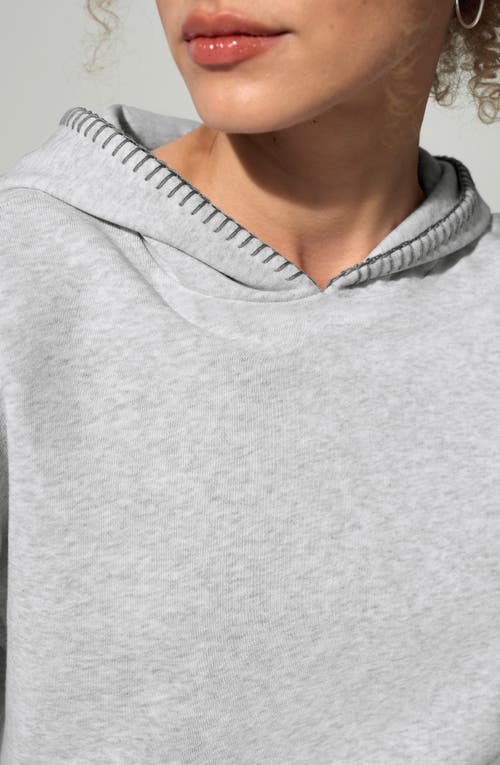 Lilysilk Seamflow Poise Pullover In Gray