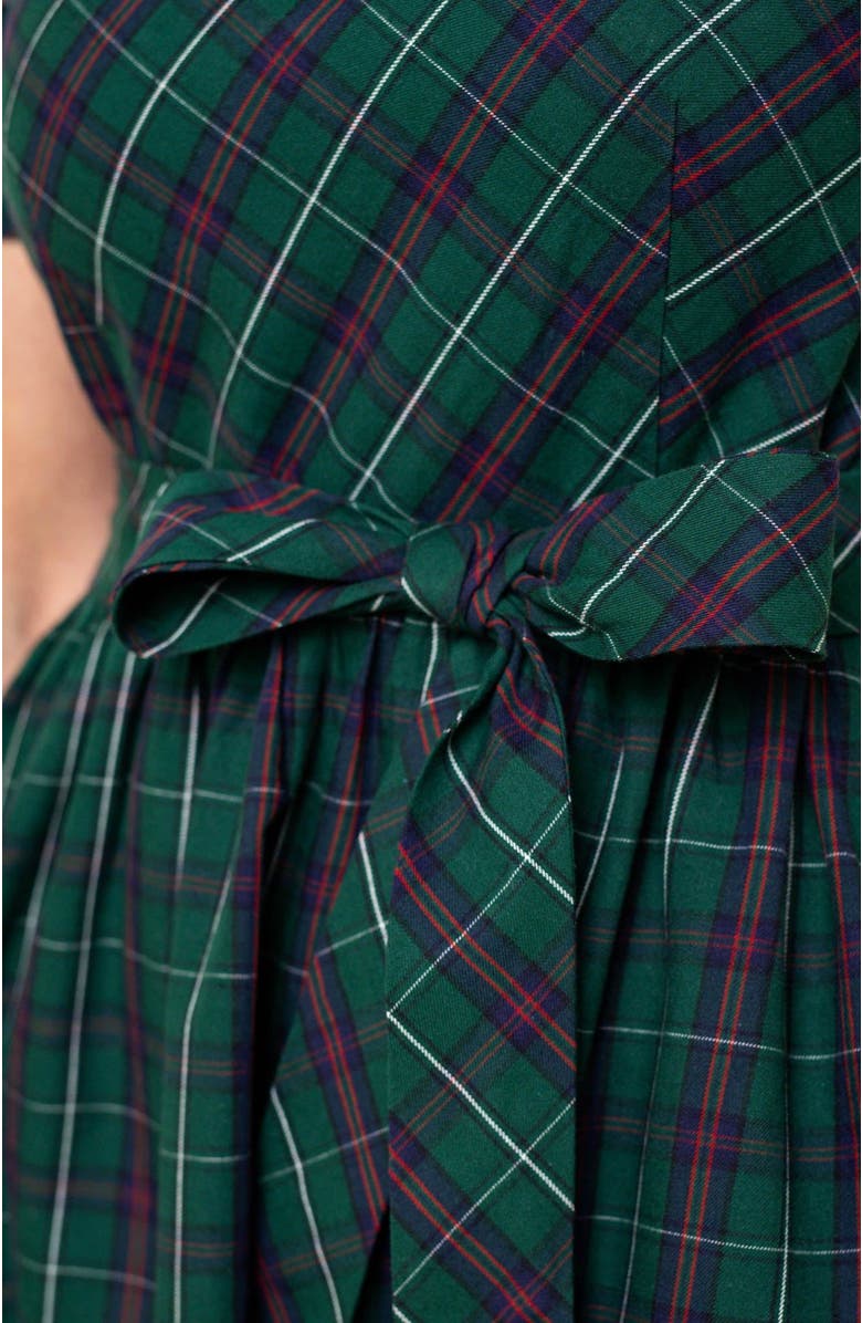 Hope & Henry Women's Organic Short Sleeve Holiday Dress, Alternate, color, 