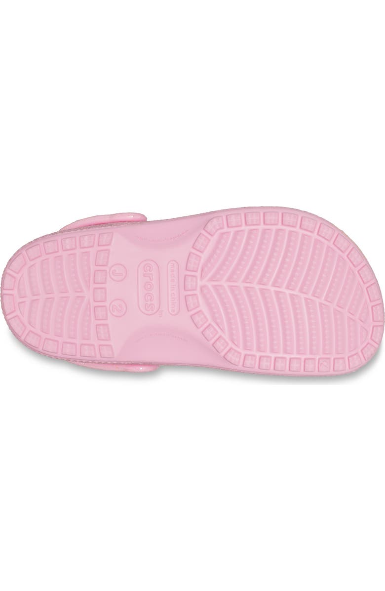 CROCS Kids' Classic Glitter Clog, Alternate, color, Flamingo
