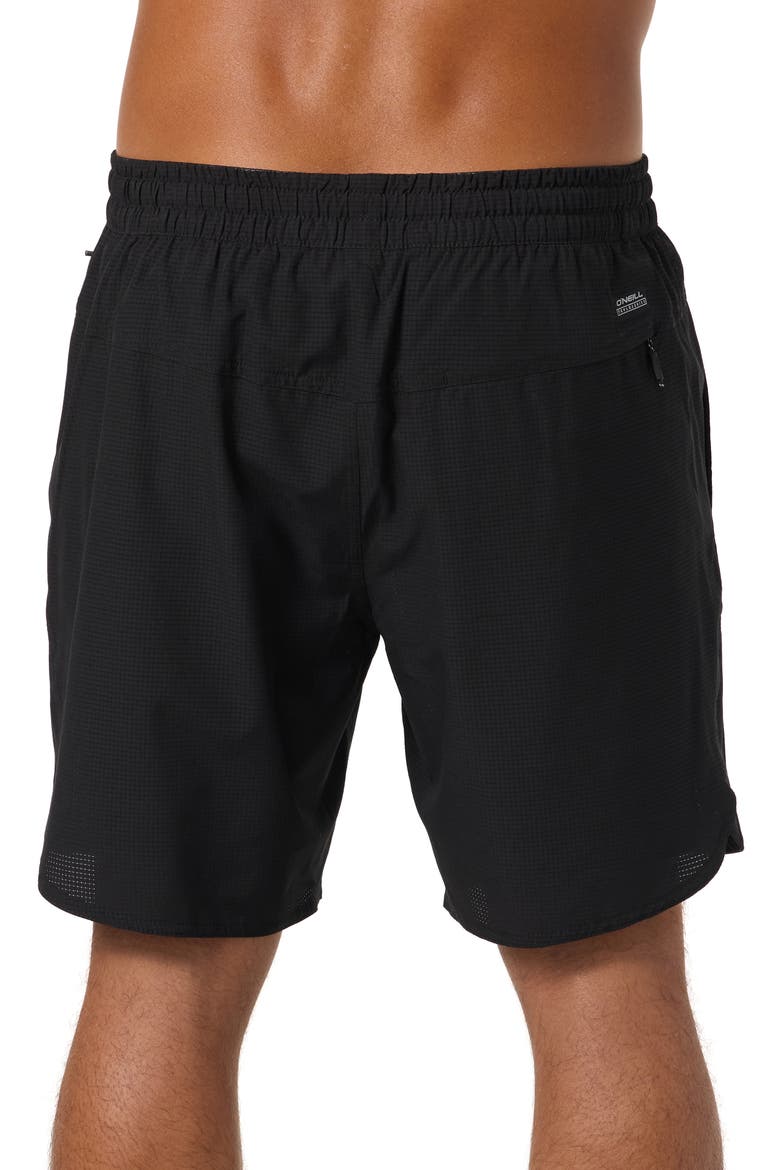 TRVLR Tech Lined Performance Hybrid Shorts, Alternate, color, BLACK