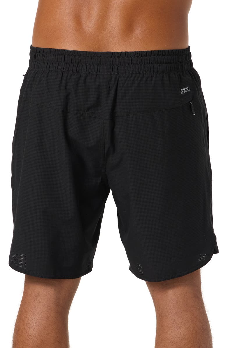 O'Neill TRVLR Tech Lined Performance Hybrid Shorts, Alternate, color, Black
