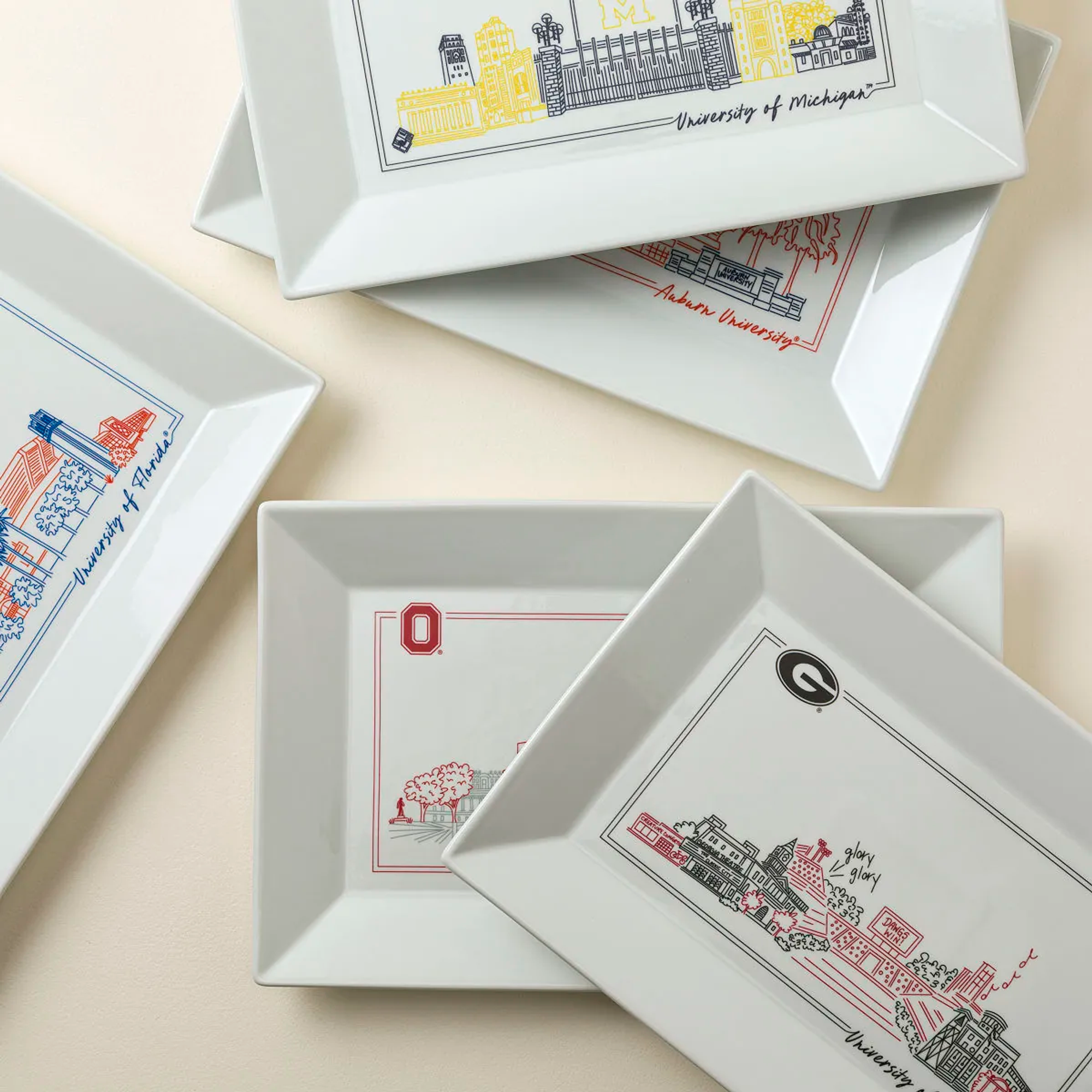 Uncommon Goods College Cityscape Tray - Thumbnail 4