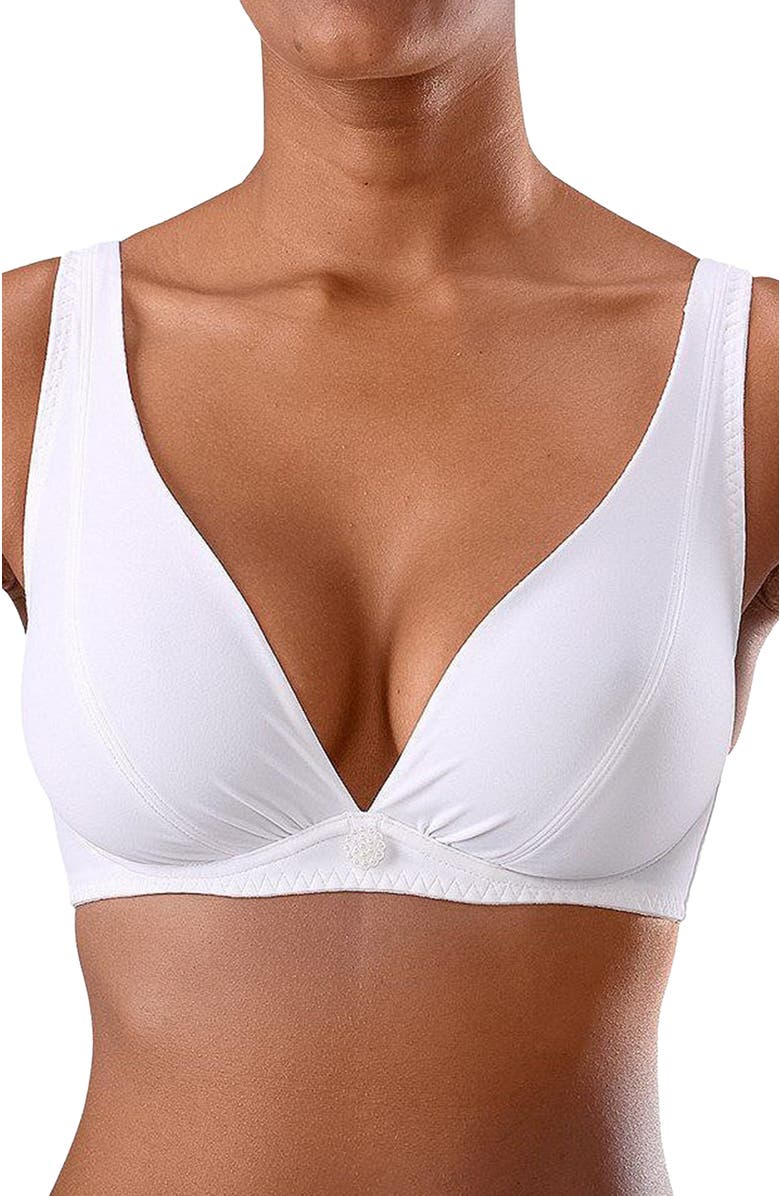 LASCANA 2 Pk Underwire Cleavage Bras, Main, color, Black & White