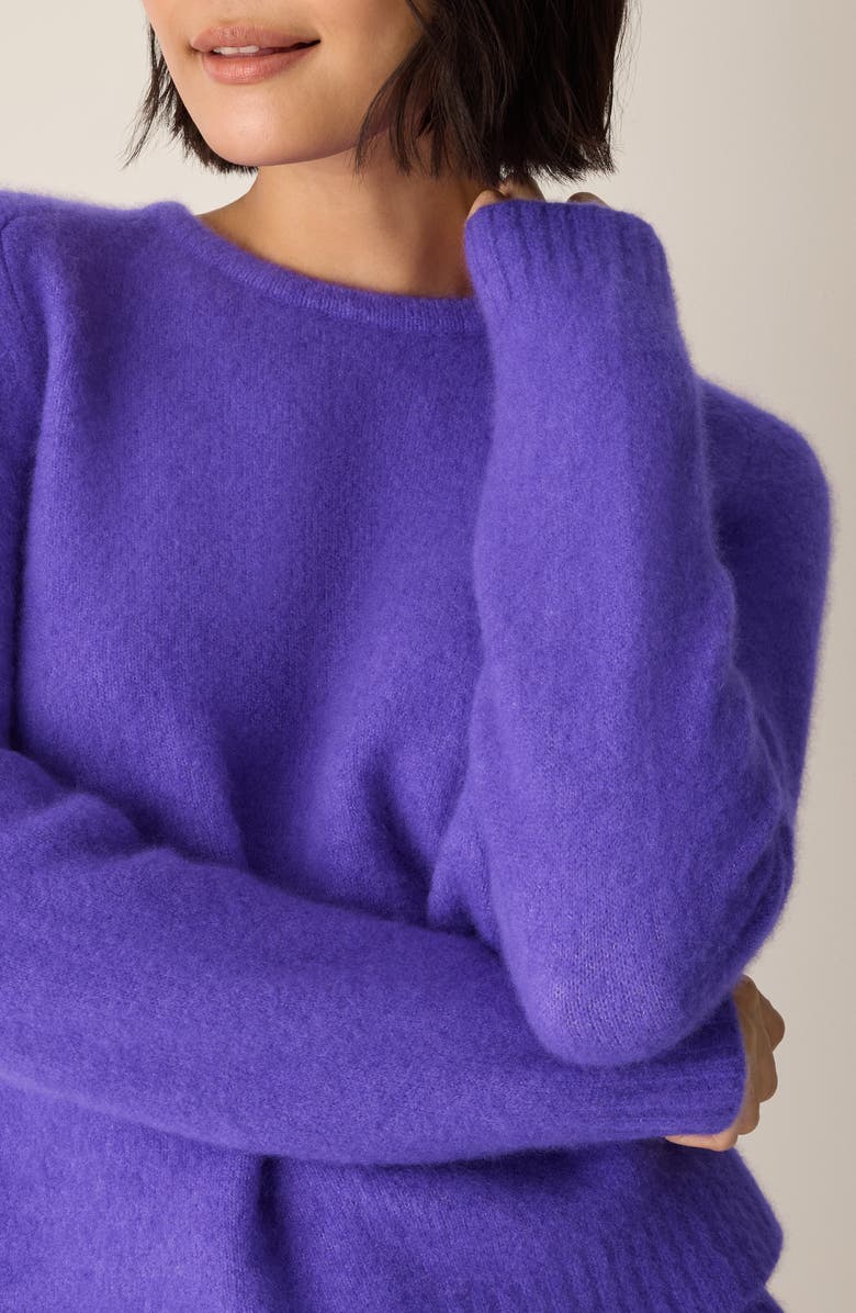 Eileen Fisher Cashmere Blend Sweater, Alternate, color, Ultraviolet