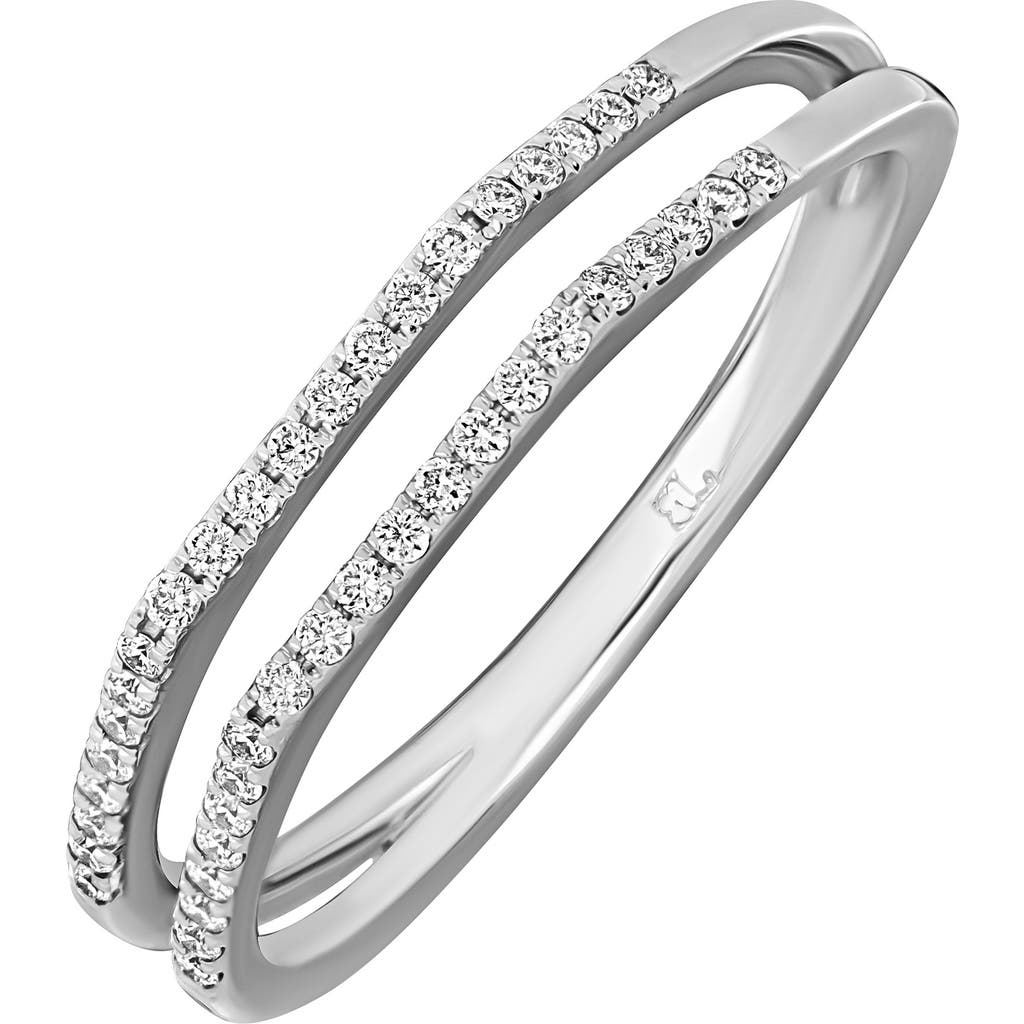 Bony Levy Prism Diamond Band Ring In Metallic