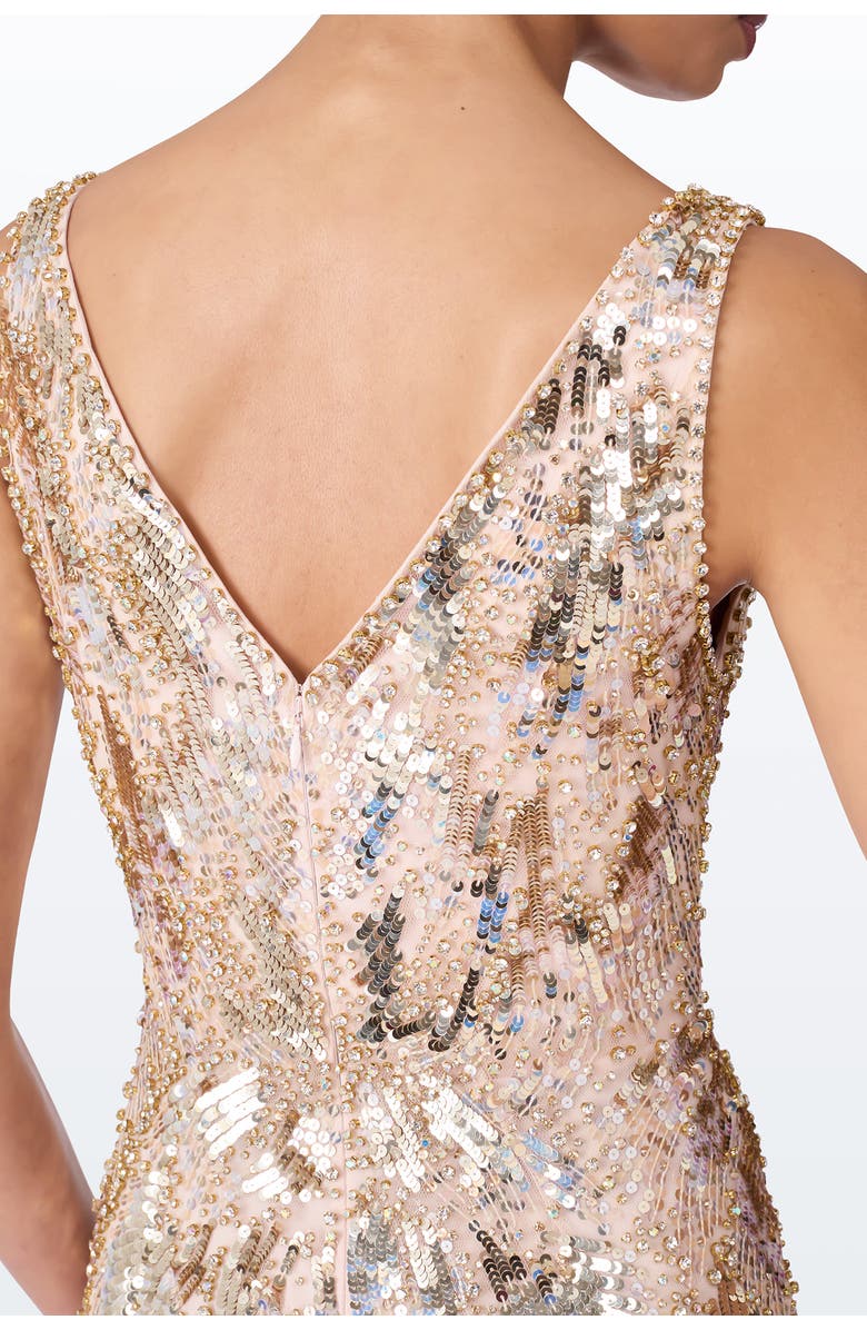 Jenny Packham Marion Maxi Dress, Alternate, color, Sugar