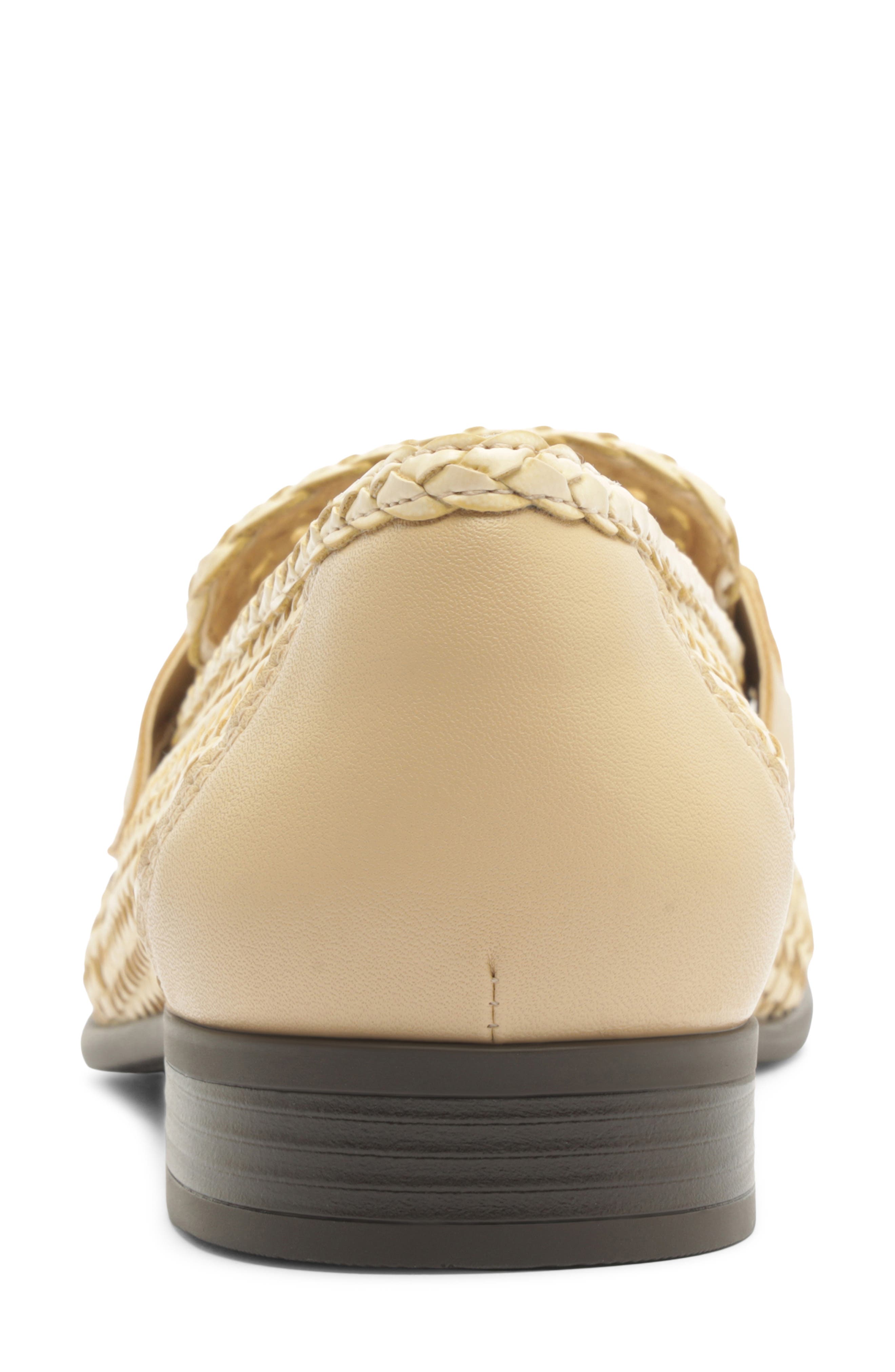 Nola Woven Bit Loafer, Alternate, color, PANACOTA