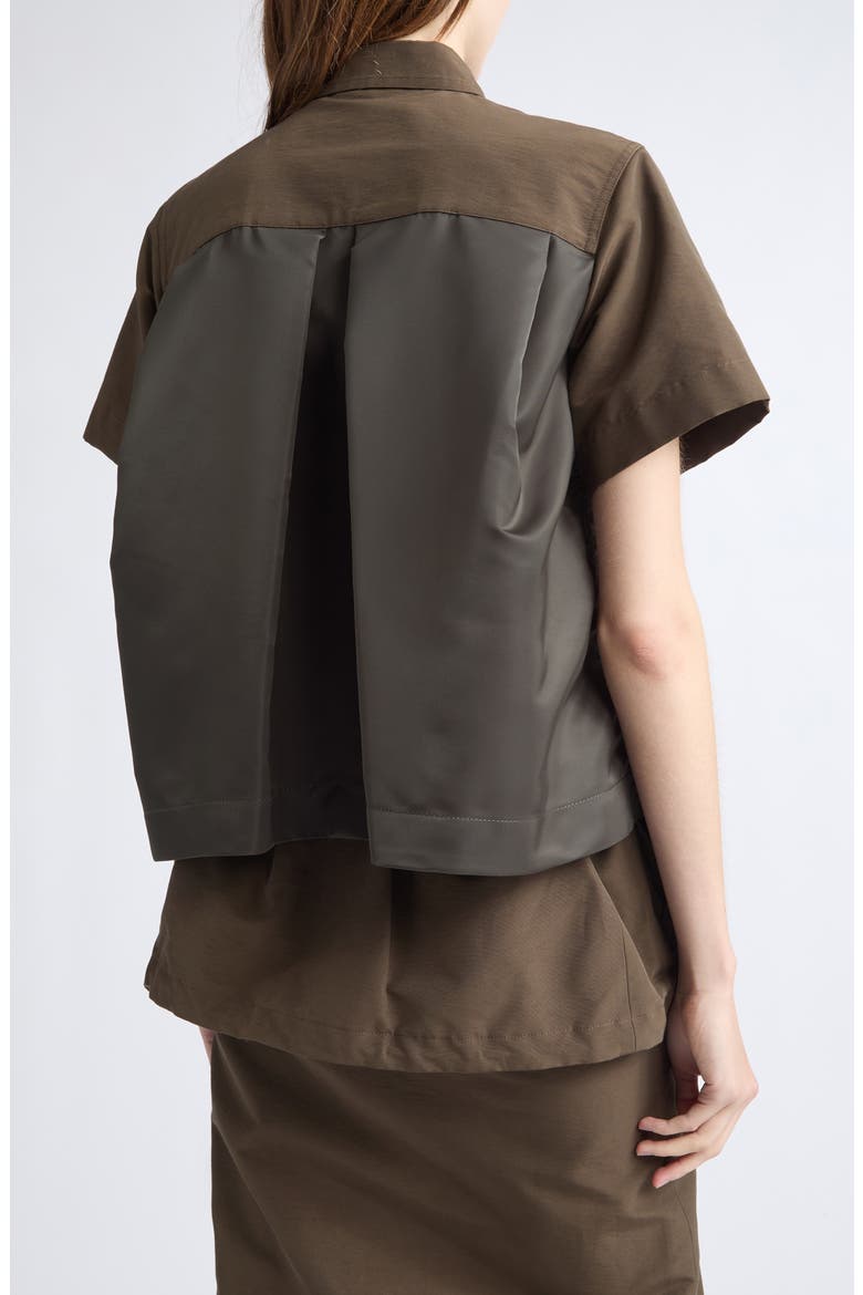 Sacai Grosgrain Bonding Midi Skirt (Women) | Nordstrom