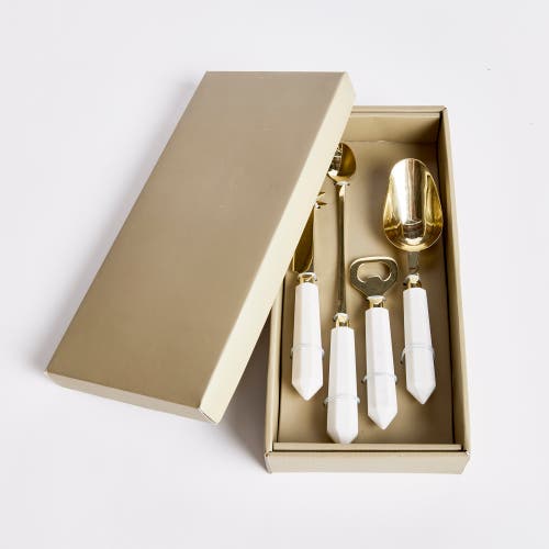 Napa Home & Garden Asteria Cocktail Accessories St/4 In Gold