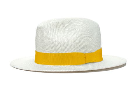 Panama yellow straw hat