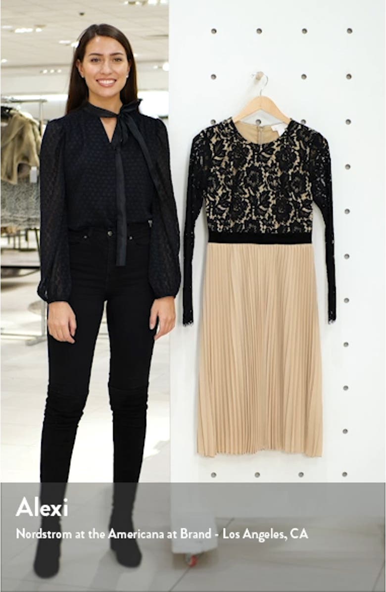 Lace Pleat Dress, sales video thumbnail