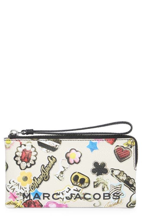 Sticker Print Wristlet