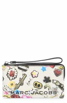 Marc Jacobs Sticker Print Wristlet