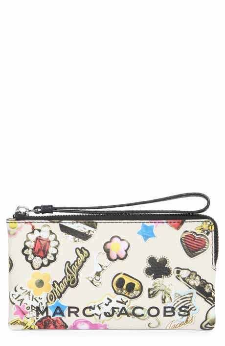 Marc Jacobs Sticker Print Wristlet