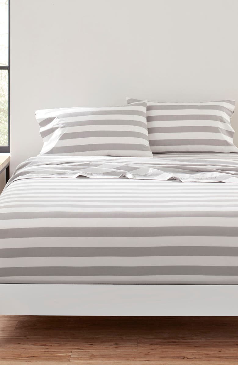 Marimekko Kesahelle 200 Thread Count Cotton Sheet Set, Alternate, color,