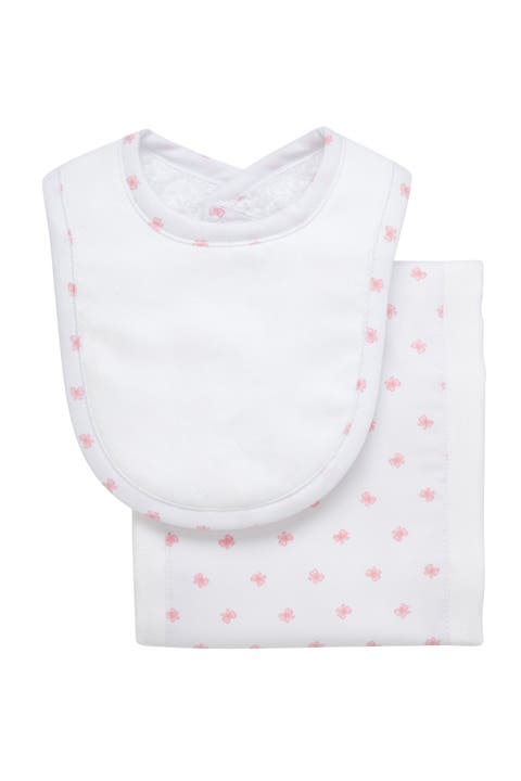Print Drooler Bib & Burp Set