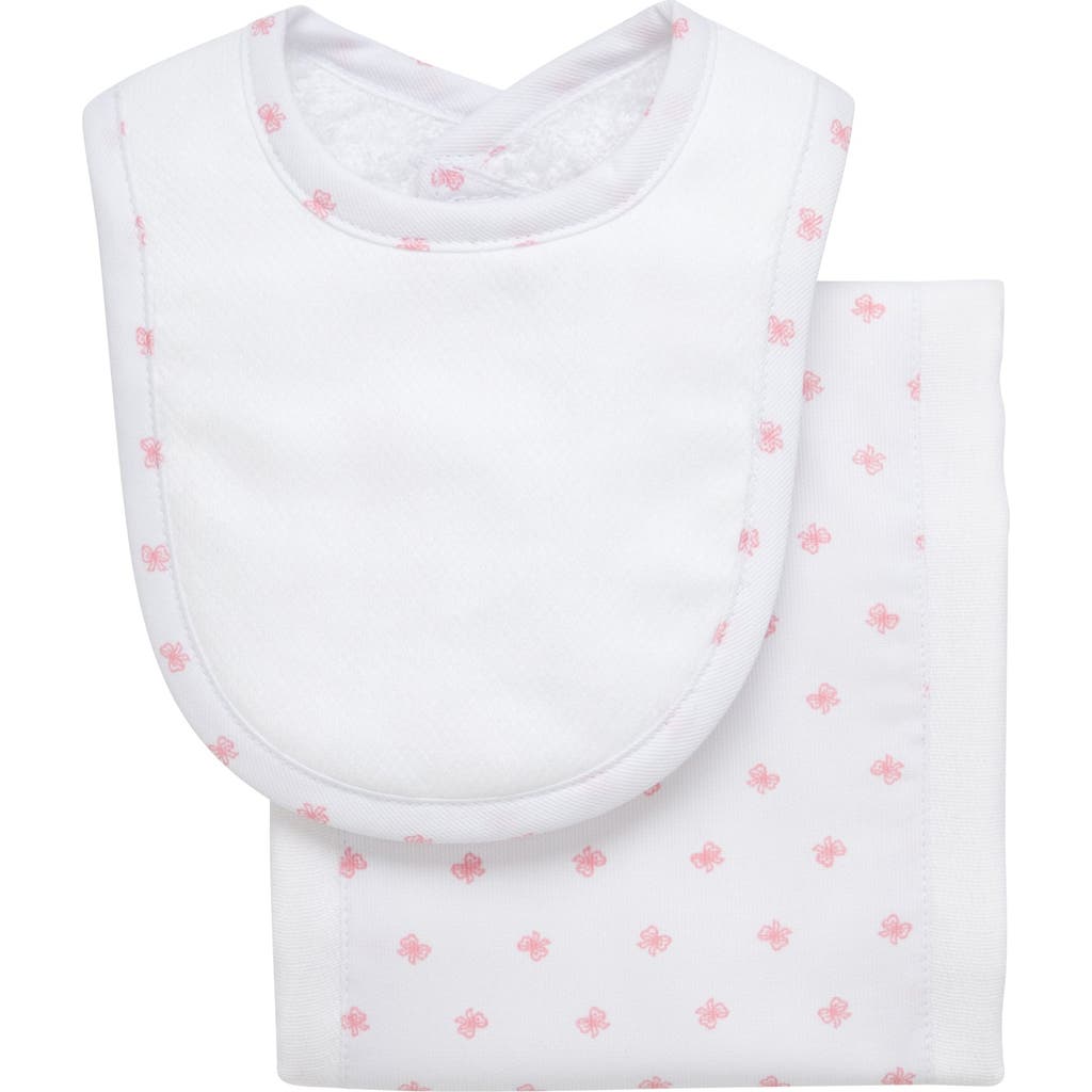 3 Marthas Print Drooler Bib & Burp Set