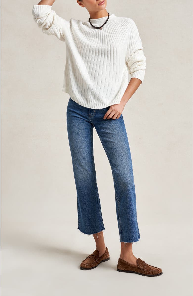 La Ligne Abel Sweater, Alternate, color, Ivory