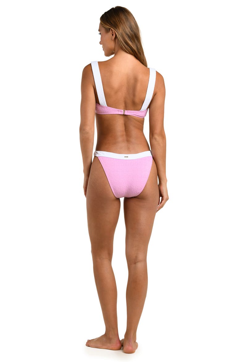 Alexandria Colorblock Bikini Top, Alternate, color, BLUSH