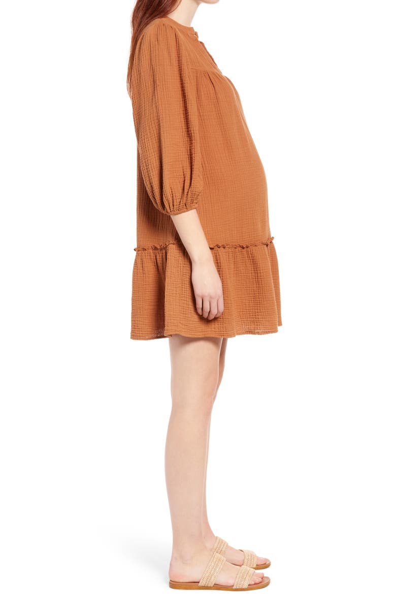 Maternal America n Maternity Swing Dress, Alternate, color, 